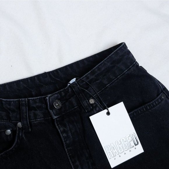 RAGGED PRIEST | Dad Jeans Flare Black Charcoal Dakota Princess Polly 24 - Picture 9 of 15